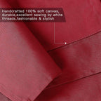 Mignongirl Crossback Apron with Pockets x2,Split Apron with Adjustable Straps,M-XXL