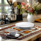 Fall Pumpkin Gnomes Dish Drying Mat Maple Leaves Autumn Large Kitchen Mats Dish Drying Pad Absorbent Dish Dryer Mat for Kitchen Countertops Microfiber Drainer Pad Dish Drying Mats (18x24 in)