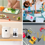 KVK Silicone Mat Silicone Mats for Kitchen Counter Silicone Craft Sheet Large Silicone Pad Desk Work Mat Countertop Protector Table Placemat Resin Casting Molds Mat Nonstick Nonskid 43.3×25.6in Grey