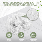 Large Stone Drying Mat for Kitchen Counter, 24" × 16" Diatomite Dish Drying Mat, Quick Dry Stone Mats, Ultra Absorbent Natural Diatomaceous Earth Mats for Dished, Bottles, White