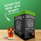 Java House Cold Brew Coffee on Tap – Premium 100% Arabica Decaf – Smooth Decaf with Chocolate & Caramel Notes – 1 Gallon Box (16 Servings) – Ready to Drink, No Caffeine, No Brewing Required, Fridge-Friendly