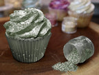 BAKELL Olive Green Edible Glitter, 25 Grams | TINKER DUST Edible Glitter | KOSHER Certified | 100% Edible Glitter | Cakes, Cupcakes, Cake Pops, Drinks, Dessert Vegan Glitter & Dusts (25g, Olive Green)