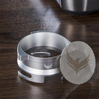 Breville Espresso Machine Accessories Set 54mm Walnut Bottomless Portafilter,Calibrated Tamper, Coffee Distributor, WDT Tool, Espresso Funnel and Filter