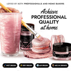 MONÉGASQUE Pink Edible Glitter for Drinks 15g – Pink Edible Glitter for Cakes – Luster Dust for Drinks, Food, & Cake Decorating – Halloween Cocktail Drink Shimmer – Cocktails & Cake Decorations Spray