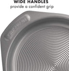 Circulon Nonstick Bakeware, Nonstick Cookie Sheet/Baking Sheet - 11 Inch x 17 Inch, Dark Gray (Pack of 2)