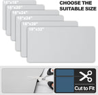 Dish Drying Mat for Kitchen Counter | Coffee Bar Mat for Countertops | Heat Resistant Drainer Mat with Non-slip Rubber Backed | Hide Stain Kitchen Absorbent Draining Mat | Light Grey 16"x24"