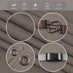 10 Pack Kitchen Apron, Work Apron, Canvas, Multiple Pockets, Gardening, Painting, BBQ, Artist, Carpenter, Sizes M to XXL, Dark Gray