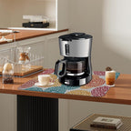 Abstract Floral Elements Dish Drying Mat Artifical Floral Kitchen Mat 16"x24" Bsorbent Coffee Maker Mat for Dishes,Utensils Coffee Maker Pots and Pans Easy Clean Dish Slip Resistant Pad