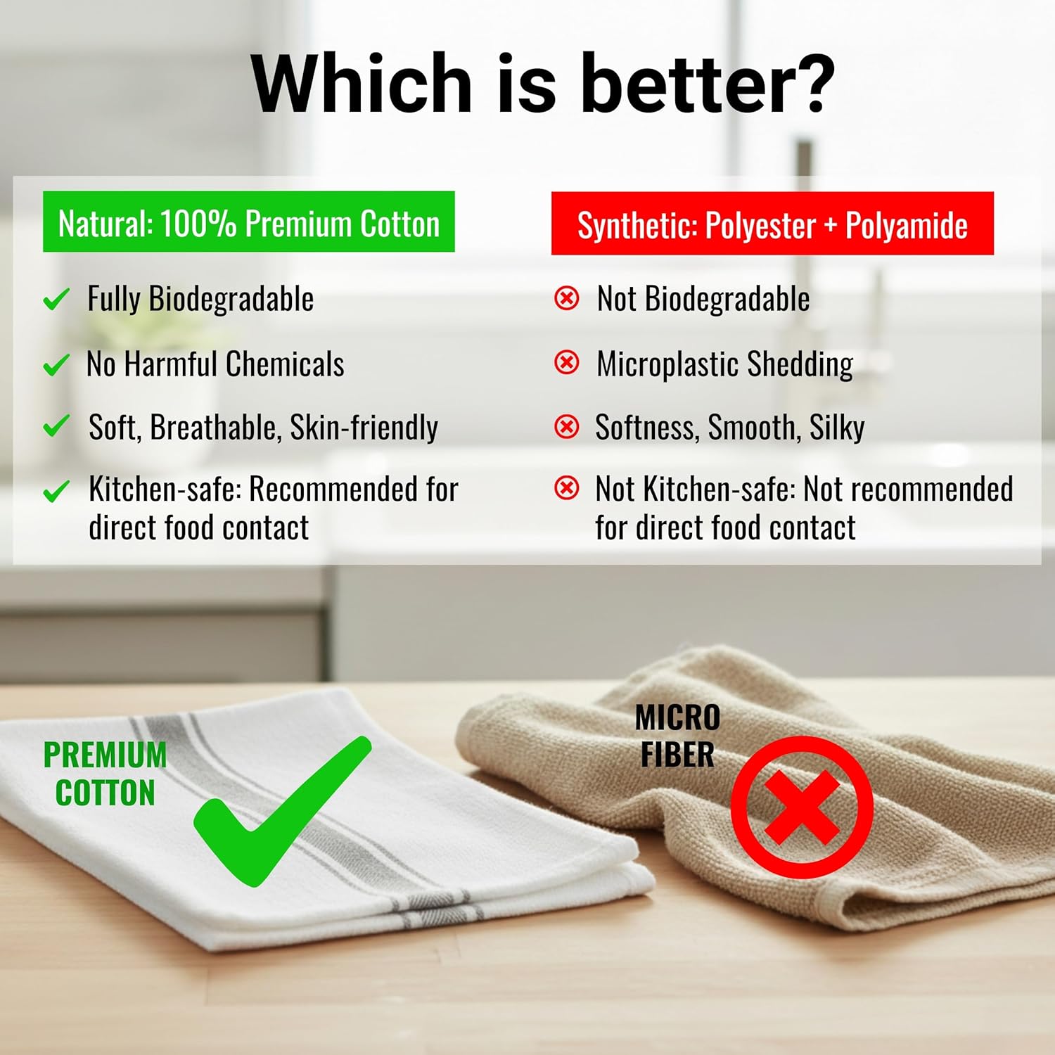 Kitchen Towels | Tea Towel for Craft| Cotton Dish Towels| Reusable Bulk Cleaning Cloths Grey Hand Towels| Soft Super Absorbent Quick Dry Dish Rags Machine Washable 6 Pack 15" x 25"