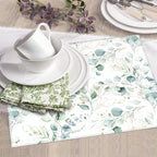 Plants Flowers Dish Drying Mat, Highly Absorbent Microfiber Kitchen Counter Pad Reusable Washable, 16*18"