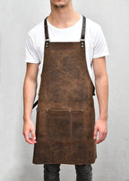 Leather Apron Barista Barber BBQ Barbecue