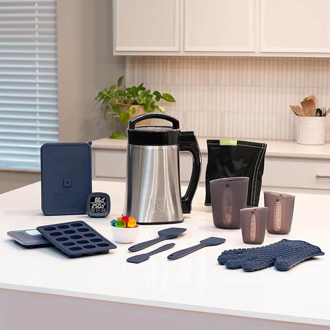 Magical Butter MB2E Pro Bundle – Infuser Machine with DecarBox, 8 mL Gummy Mold & Measuring Cups for Oils, Butters & Homemade Gummies