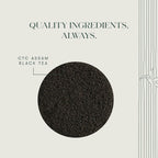 Luxmi Estates - Blue Hills - Organic CTC Assam Black Tea - Loose Leaf - 100g (50 Cups) | Jodhpur Blend - Rajasthan's Favorite Chai | Strong Cup of Original Indian Chai Tea - No Spices