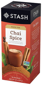 Stash Tea Chai Spice Black Tea, 6 Boxes of 30 Tea Bags Each (180 Tea Bags Total)