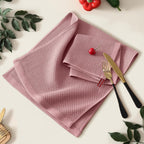 Kitinjoy 100% Cotton Waffle Weave Kitchen Towels (13 X 28 Inches, Dried Roses), 4-Pack Super Soft and Absorbent Dish Towel for Drying Dishes, Kitchen Hand Towels