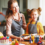 Food Coloring Set - Rainbow Edible Food Color Dye for Baking, Cake Decorating, Royal Icing, Cookie, Fondant and Macaron - 7 x 15g Food Grade Liquid Food Coloring Kit for DIY Slime and Crafts Making