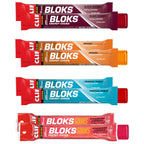 CLIF BLOKS - Energy Chews with Caffeine - Variety Pack - Non-GMO - Plant Based - Fast Fuel for Cycling and Running - Quick Carbohydrates and Electrolytes - 2.12 oz. Packets (8 Count)