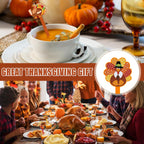 30 Pcs Thanksgiving Drink Stirrers Acrylic Turkey Coffee Stirrers Swizzle Sticks Fall Cocktail Swizzle Sticks Mixers for Thanksgiving Autumn Party Tea Coffee Bar Supplies