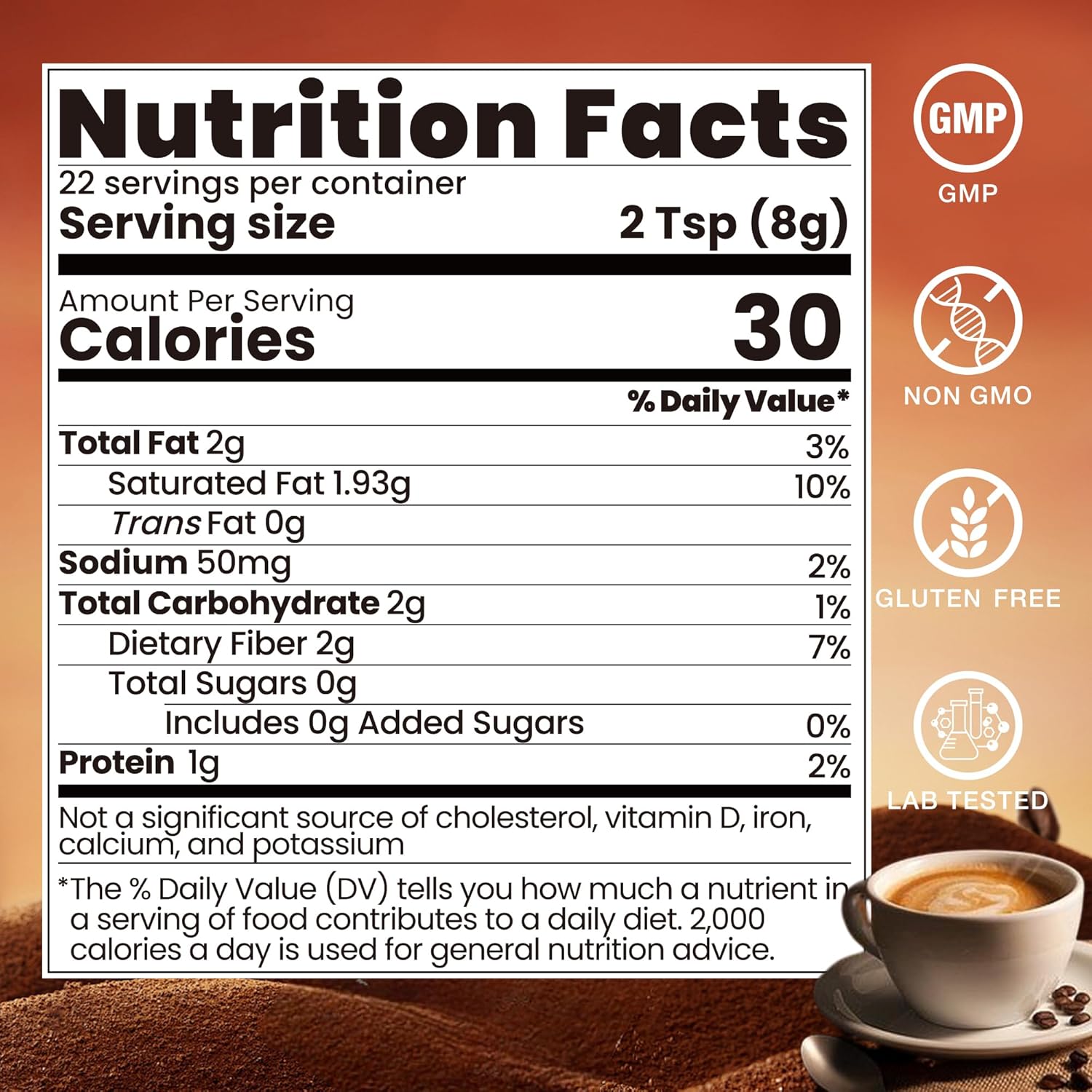 10 IN 1 Mushroom Mocha Coffee Blend, Sugar Free, Coconut, Cocoa Powder with Lion’s Mane, Chaga, Reishi, Cordyceps | Supports Focus, Immunity & Gut Health| Vegan, Gluten-Free, Non-GMO | 6.35Oz