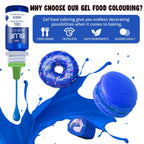 Gel Food Coloring - 4.5oz Vivid Food Coloring Gel for Baking, Cake Decorating, Cookie, Fondant, Macaron - Tasteless Concentrated Edible Food Color Dye for Icing, Slime, Drinks, DIY Crafts (Lemon)