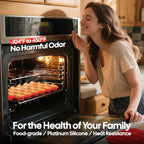 2-Pack Silicone Muffin Pan for Baking – Mini 24-Cup Nonstick Cupcake Pan with Handle, Food-Grade Certified, Odorless, BPA-Free, Silicone Baking Mold for Muffins, Egg Bites, Cupcakes