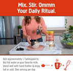 OM MUSHROOM SUPERFOOD Morning Energy Blend Mushroom Powder Drink, 8.47 Ounce Canister, Coffee Free Energy Drink with Cordyceps, Vitamin D2, Agaricus Bisporus, Lion's Mane, Rhodiola, and Turkey Tail