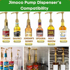Jimoco® Syrup Pump Dispenser + Torani® Lime Syrup, 25.4 oz - Coffee Syrup Pump & Flavoring Bundle