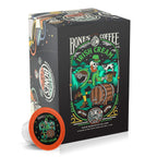 Bones Coffee Company Flavored Coffee Bones Cups Irish Cream Flavored Pods | 12ct Single-Serve Coffee Pods Compatible with Keurig 1.0 & 2.0 Keurig Coffee Maker