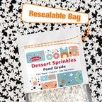 White Star Sprinkles for Cake Decorating, Edible Star Candy, 150g/5.29oz Mix Size, Baking Cake Decoration, Cupcake, Cookie, Holiday, Valentine's Day, Wedding Party, Christmas Supplies