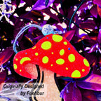 【300+ Design Optional】 Fuehbur Mini Mushroom Car Freshies Mold- Air Freshie - Aroma Bead Freshener-Epoxy Resin - Candle Soap Mold Silicone Mould【Upgraded Thickened Material】- Medium Size