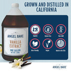 Pure Madagascar Vanilla Extract, 1 Gallon - Natural Essence for Beverage Formulations, Bulk Manufacturing, Professional Food Developers - Kosher Certified, Vegan, Gluten-Free, Keto Friendly