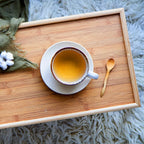 SEUNMUK 3 Pack Rectangular Bamboo Serving Tray, Natural Bamboo Tray for Serving Food, Snack, 14.6 x 10 x 1 Inch