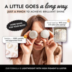 MONÉGASQUE White Edible Glitter for Drinks 15g – Edible Glitter for Cakes & Cocktails - Halloween Sprinkles White Luster Dust for Cocktail, Cake Decorating, Food Decorations Spray - Drink Shimmer