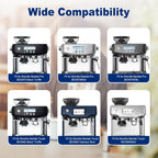 Replacement Water Filter for Breville Barista Touch Espresso Machine BES880, Barista Pro BES878, Oracle Touch BES990, Oracle BES980, Dual Boiler BES920 Bambino ClaroSwiss Sage by PETOX, 4 Pack