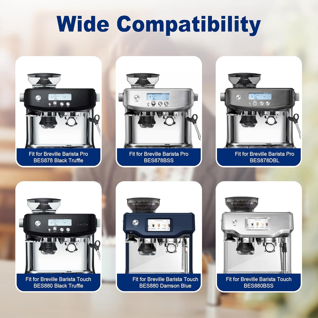 Replacement Water Filter for Breville Espresso Machine Barista Touch BES880, Barista Pro BES878, Oracle Touch BES990, Oracle BES980, Dual Boiler BES920 Bambino ClaroSwiss Sage, 6 Pack