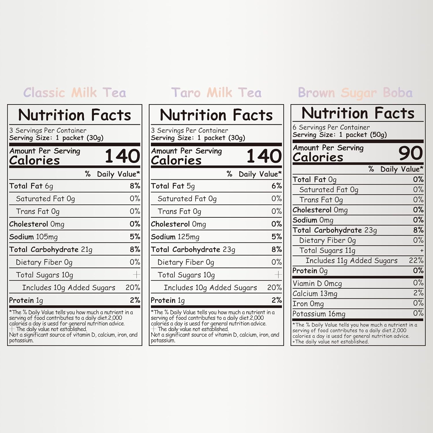 Boba Moo Premium Boba Tea Kit Combo (Classic & Taro) - Only 10,000 Kits Yearly, Small Batch Bubble Tea Kit With Exceptional Taste & Chewiness, Vegan, Lactose-Free, 6 Servings