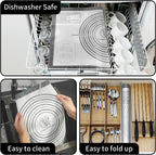 Non Stick Silicone Pastry Mat,Silicone Dough Rolling Mat Baking Mats Silicone for Baking Sheets Large Silicone Mat for Baking Fondant Pie Crust Pizza and Cookies Mat Heavty Duty Kitchen Counter Mat