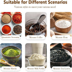 Coffee Scoop Set, 1 Tablespoon Stainless Steel Measuring Spoon for Ground Coffee, Protein Powder, Sugar & Beans, Short Handle, 2 Pieces, Fits in Canisters