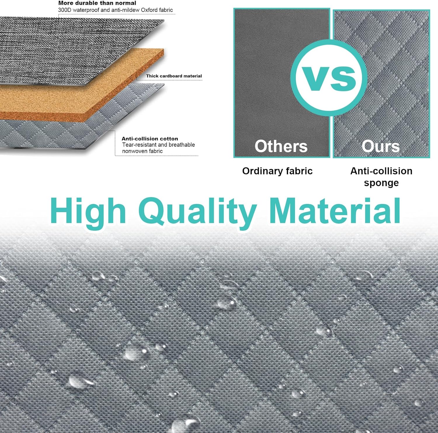 Homyfort China Storage Containers - Dinner Plate Storage with Lid, Handles, Hard Shell Dinnerware Protectors for Moving Bowls, Saucer, Padded Protective Storage, 12x12, 2 Pack