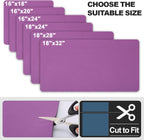 Dish Drying Mat for Kitchen Counter | Coffee Bar Mat for Countertops | Heat Resistant Drainer Mat with Non-slip Rubber Backed | Hide Stain Kitchen Absorbent Draining Mat | Purple 18"x24"