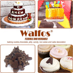 Walfos Silicone Letter Mold and Number Chocolate Molds - Non-Stick Letter Chocolate Mold, Made of Food Grade Silicone, BPA Free, Perfect for Cake Decoration, Candy, Chocolate, Birthday Party, Gummies