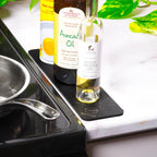 Ternal DripGuards Absorbent Counter Mat 2-Pack | Waterproof, Quick-Dry Coffee Bar Mat for Kitchen, Sink & Drink Station | Non-Slip, Spill-Proof Protector for Water, Oil & Syrup [3 x12in].