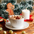 12 Pcs Christmas Glass Drink Stirrers 7 Inch Xmas Stir Sticks Reusable 3D Coffee and Cocktail Stirrers Hot Cocoa Bar Supplies for Holiday Party Favors (Gingerbread Man)