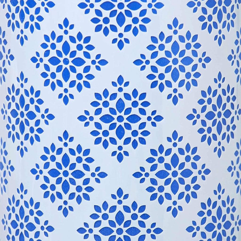 Cake Baking Stencil - Seamless Delicate Pattern for Decorating Tall Double Barrel Cake to Use with Buttercream, Royal Icing, Ganache, Paint, Airbrush (VORRA)