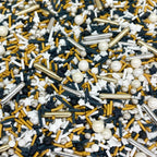 Sprinkles | 4 oz | Gold and silver sprinkles | Metallic sprinkles | New year sprinkles | Glamour sprinkles | Sprinkle mix | Manvscakes