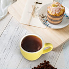 homEdge Mini Procelain Espresso Cup, 3 Ounces / 90 ml Tiny Coffee Mugs Demitasse for Espresso, Tea- Yellow