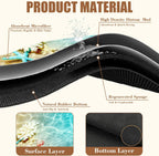 Starfish and Seashell Coffee Mat Beach Dish Drying Mat for Kitchen Counter Hide Stain Rubber Backed Absorbent Coffee Bar Accessories Fit Under Coffee Maker Coffee Pot Espresso Machine 11.8 x 19.7 Inch