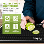 Bar Mat Spill Mat for Home Bar Decor for Home Durable Rubber 18"x12" Small Large Home Bar Accessories Bar Gifts Bar Mats for Countertop