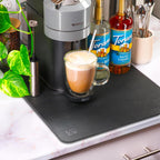 Ternal Coffee Bar & Dish Drying Mat | Rubber-Backed, Anti-Slip Absorbent Mat for Kitchen Counter | Fits Under Coffee Maker, Machine, or Dish Rack | Large Size 24"x16"