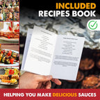 BBQ Brushes for Sauce – Silicone Basting Brush Dispenser for Grilling, Roasting & Baking - BBQ Sauce Bottles for Cooking, Marinades and Oils – Grilling Accessories & Gifts for Men